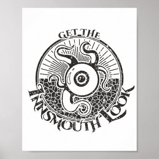 Insmouth Kijk Tentacle Lovecraftian Poster (Voorkant)