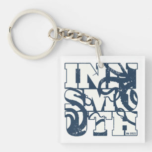 Insmouth Lettering Tentacles Lovecraftian Sleutelhanger