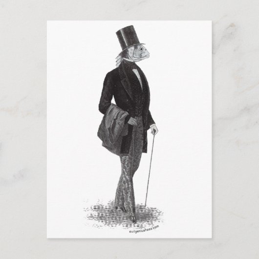 Insmouth lovecraft meneer briefkaart (Voorkant)