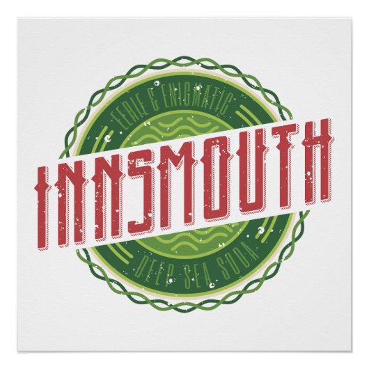 Insmouth Lovecraft Soda Soft Drink Perfect Poster (Voorkant)