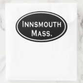 Insmouth Mass. Ovale Sticker (Tas)