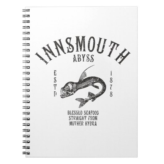 Insmouth Seafood Deep zee Fish Viperfish Notitieboek (Voorkant)