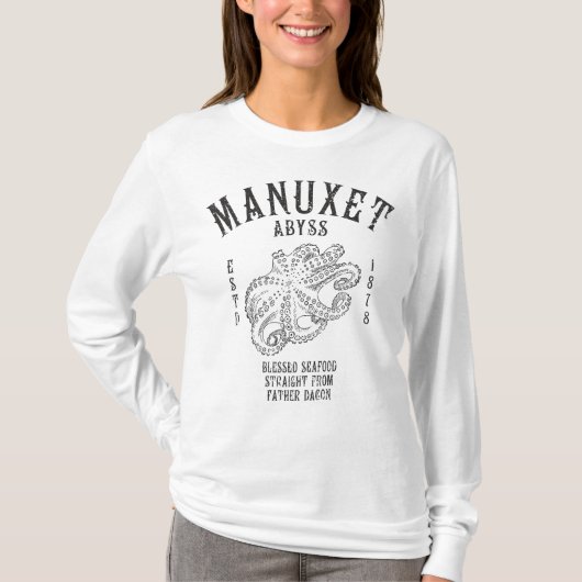 Insmouth Seafood Deep zee Squid Octopus T-shirt (Voorkant)