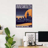 Insmouth Vintage Travel Poster Lovecraft (Thuiskantoor)