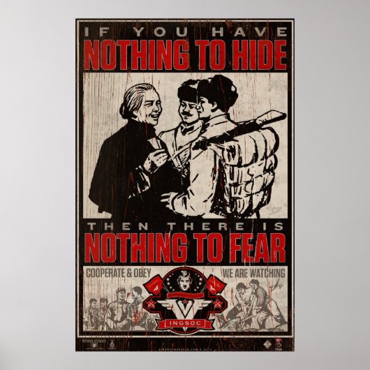 INSOC 1984 Propaganda Print (Voorkant)