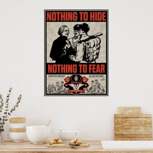 INSOC 1984 Propaganda Print (Keuken)