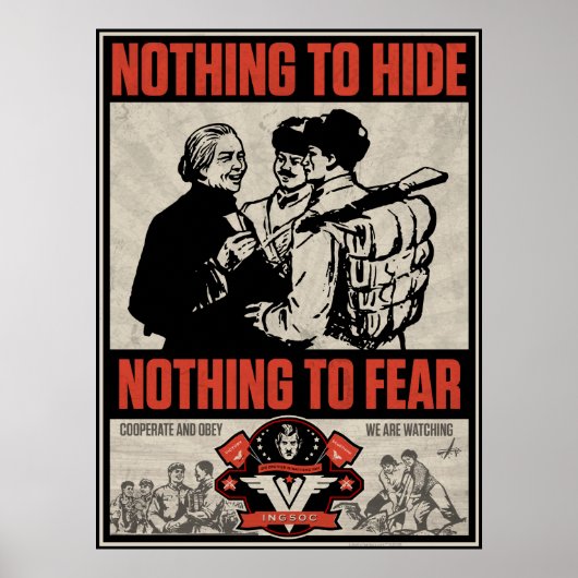 INSOC 1984 Propaganda Print (Voorkant)