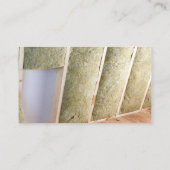 Insolatie bouwcontractant visitekaartje (Achterkant)