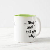 Insolventie Practitioner Manager Cruel Funny Quote Tweekleurige Koffiemok (Voorkant rechts)