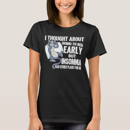 Insomnia Awareness Wereldslaapdag T-shirt (Voorkant)
