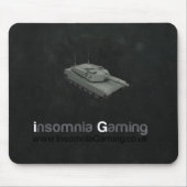 Insomnia Gaming Tank Mousemat. Muismat (Voorkant)