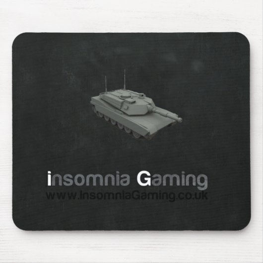 Insomnia Gaming Tank Mousemat. Muismat (Voorkant)