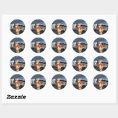 Insomniac bezoekt Alcazar-of-Segovia Ronde Sticker (Vel)