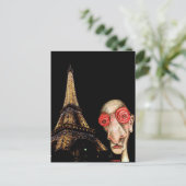 Insomniac bezoekt de Eiffeltoren Briefkaart (Staand voorkant)