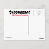 Insomniac bezoekt de kust van Sene Briefkaart (Achterkant)