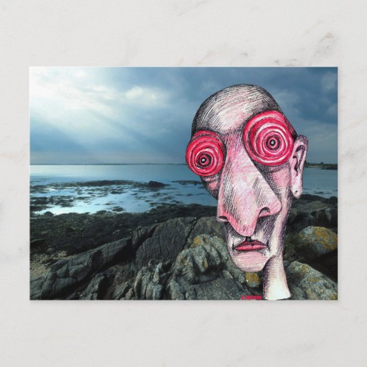 Insomniac bezoekt de kust van Sene Briefkaart (Voorkant)