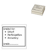 Inspanning / Deelname / Nauwkeurigheid Grading Sta Rubberstempel (Gestempeld)