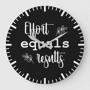 Inspanning staat gelijk aan resultaten - Gym, Hust Grote Klok