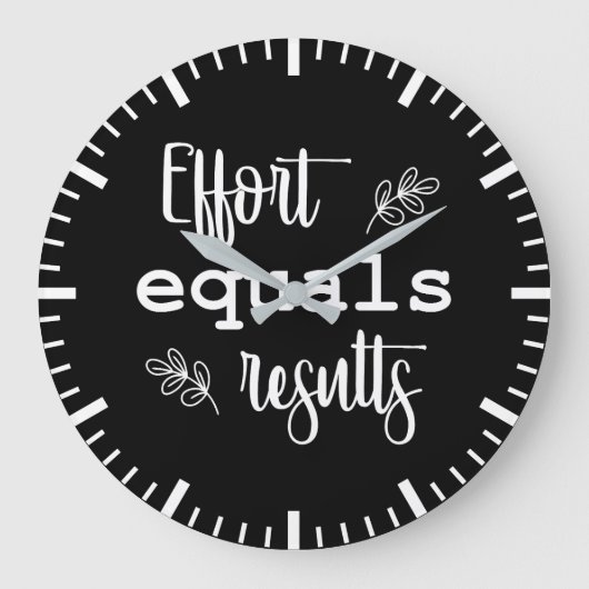 Inspanning staat gelijk aan resultaten - Gym, Hust Grote Klok (Voorkant)