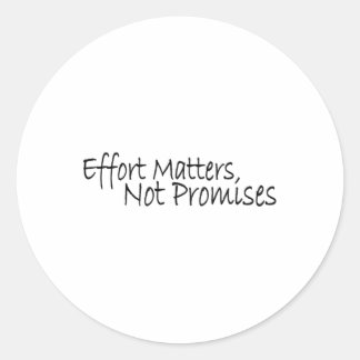 Inspanningen beloven geen Sticker
