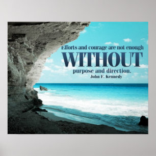 Inspanningen en stimuleren Aangepast Poster