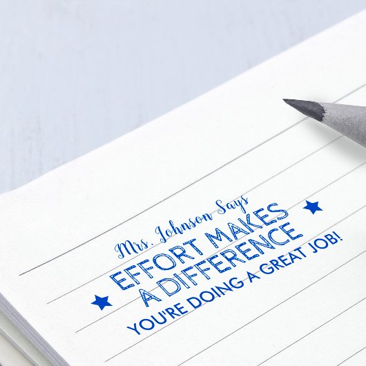 Inspanningen om een fantastische baan te bieden aa zelfinktende stempel