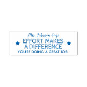 Inspanningen om een fantastische baan te bieden aa zelfinktende stempel (Design)