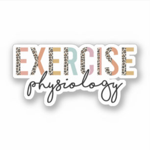 Inspanningsfysioloog, fysieke therapie sticker