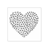 Inspanningshart Rubberstempel (Afrduk)