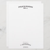 Inspecteur Brackenreid Stationery (Voorkant / Achterkant)