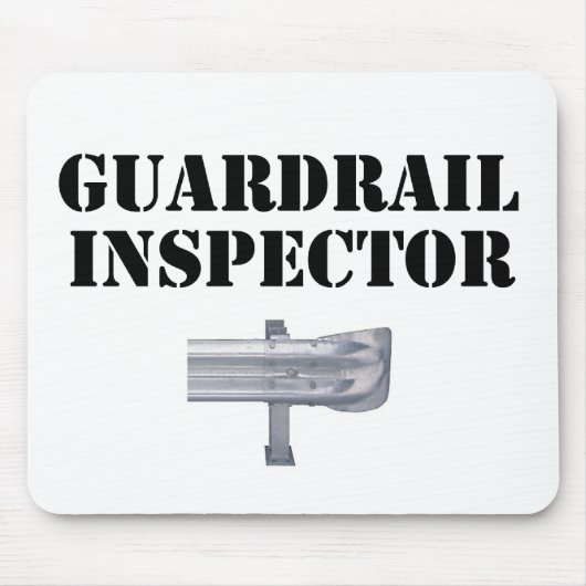Inspecteur Guardrail. Muismat (Voorkant)