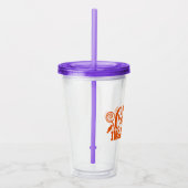 Inspecteur Halloween Snoep Acryl Drinkbeker (Rechts)