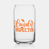 Inspecteur Halloween Snoep Blikvorm Glas (Voorkant)