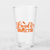 Inspecteur Halloween Snoep Glas (Voorkant)