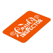 Inspecteur Halloween Snoep Magneet (Linkerzijde)