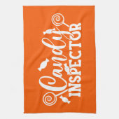 Inspecteur Halloween Snoep Theedoek (Verticaal)