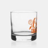 Inspecteur Halloween Snoep Whisky Glas (Rechts)
