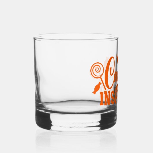 Inspecteur Halloween Snoep Whisky Glas (Rechts)