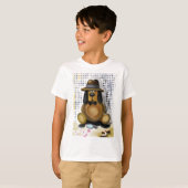 Inspecteur Hond Grappig T-shirt (Voorkant volledig)