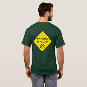 Inspecteur in Sinkhole T-shirt