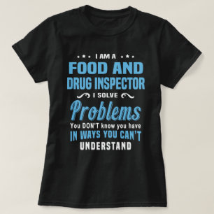 Inspecteur levensmiddelen en geneesmiddelen t-shirt