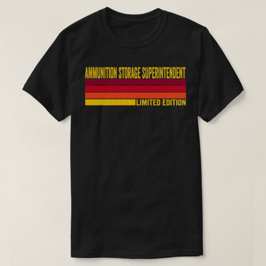 Inspecteur munitieopslag t-shirt (Design voorkant)