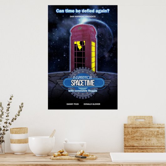 Inspecteur Spacetime anotheronetime Poster (Keuken)