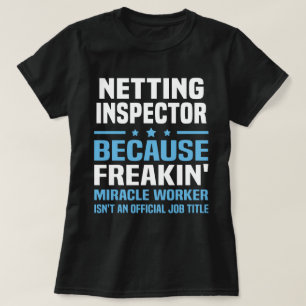 Inspecteur voor netten t-shirt