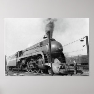 Inspectie van de Streamliner Poster