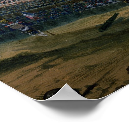 Inspectie van de troepen poster (Hoek)