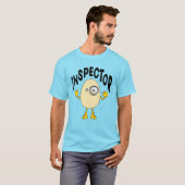 Inspector Egghead Tekst T-shirt (Voorkant volledig)