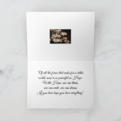 Insperationele Woorden van Wijsheid Gevouwen Wensk Kaart (Binnen)