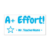 Inspioneren "A+ Inspanning!" Rubberstempel sortere Zelfinktende Stempel (Design)