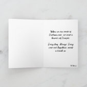 Inspiratie, aanmoediging, Motivatie Bedankkaart (Binnen)